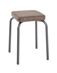Stapelhocker Pit gunmetal-braun 