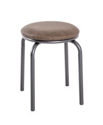 Stapelhocker Pan  gunmetal-braun 
