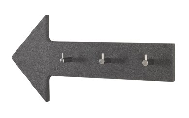 Garderobenleiste Arrow 3 granitoptik-chrom 