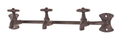 Garderobenleiste Hanny 3 antikbraun 