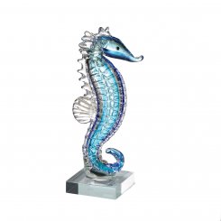 GlasArt Skulptur "Seepferdchen" 