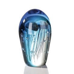 GlasArt Skulptur "Qualle" 