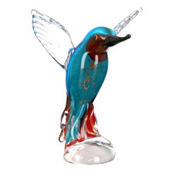 GlasArt Skulptur "Eisvogel" 