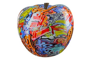 Apfel "Street Art" 