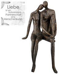 Kantensitzer/Skulptur XL "Couple" 