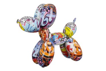 Ballon Hund "Street Art" 