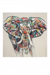 Bild "Bunter Elefant" 