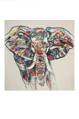 Bild "Bunter Elefant" 