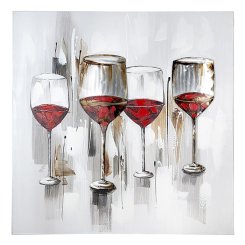 Gemälde "Weinprobe" 