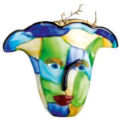 GlasArt Design-Vase "Viso" 