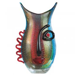 GILDE GlasArt Design-Vase "Vista" 