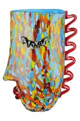 GlasArt Design-Vase "Froozen" 