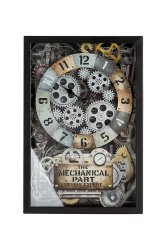 Wanduhr "Steampunk" 