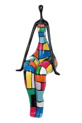 Skulptur Kantensitzer "Lady"  