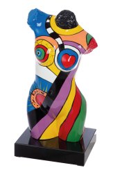 Skulptur auf Sockel "Torso" 