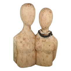 Skulptur "Pair" Mangoholz 