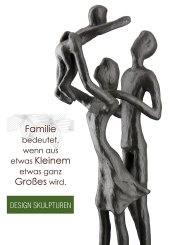 Design Skulptur „Familienglück“ 